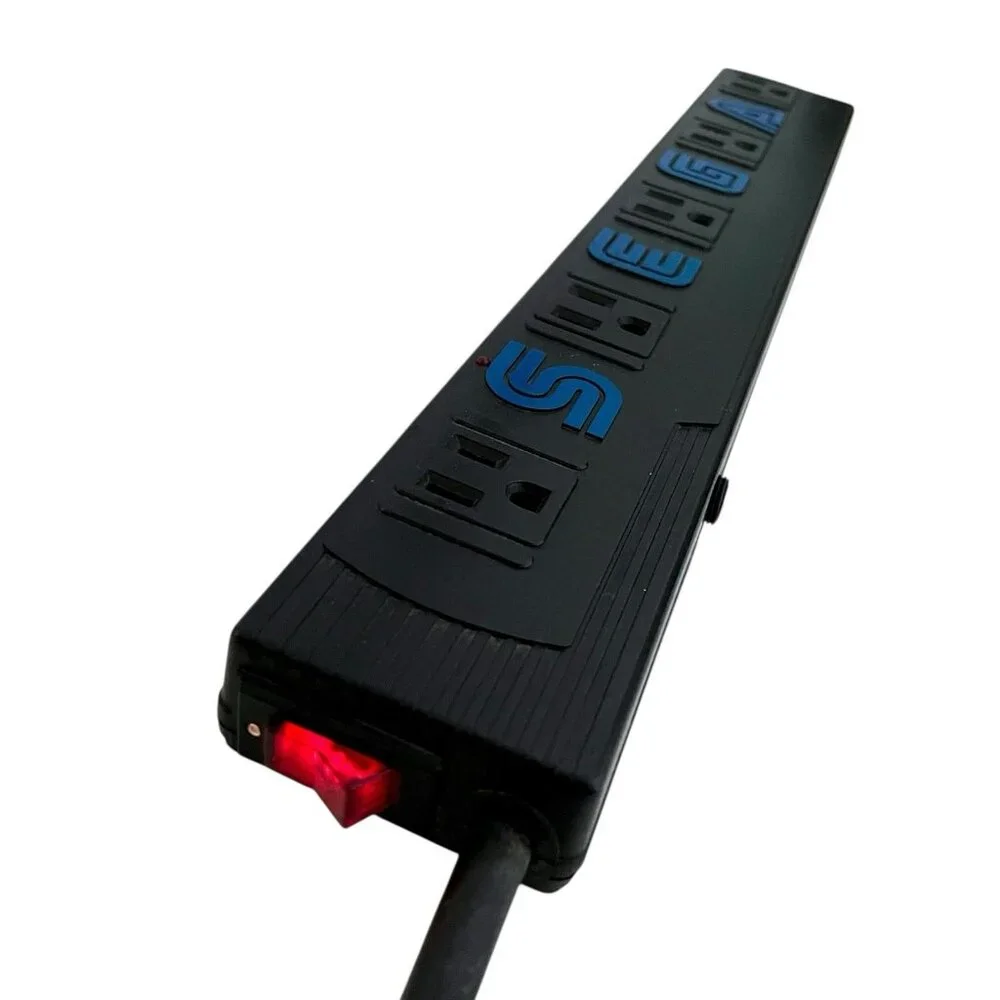 Vintage Sega Genesis 5 Outlet Power Strip Surge Protector Tested Works! Rare!